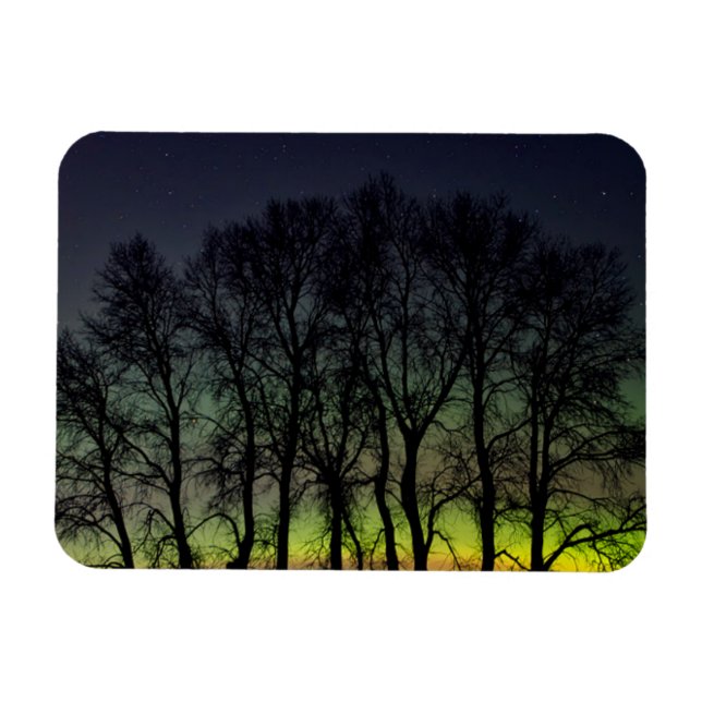 Nordlichter | Manitoba Canada Grande Pointe Magnet (Horizontal)