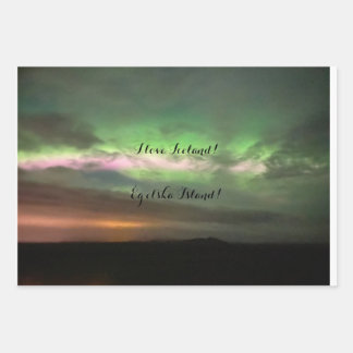 Nordlichter mit Liebe Geschenkpapier Set