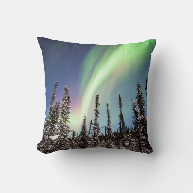 Nordlichter | Nationalpark Denali Kissen (Vorderseite)