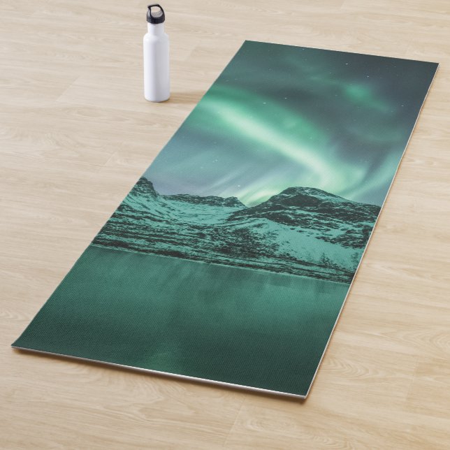 Nordlichter Naturfot Yogamatte (Beispiel)