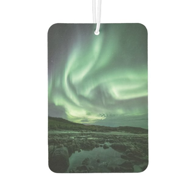 Nordlichter Norwegen Autolufterfrischer (Rückseite)