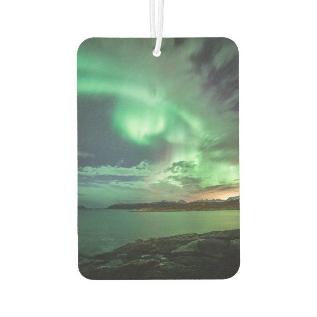 Nordlichter Norwegen Autolufterfrischer (Rückseite)