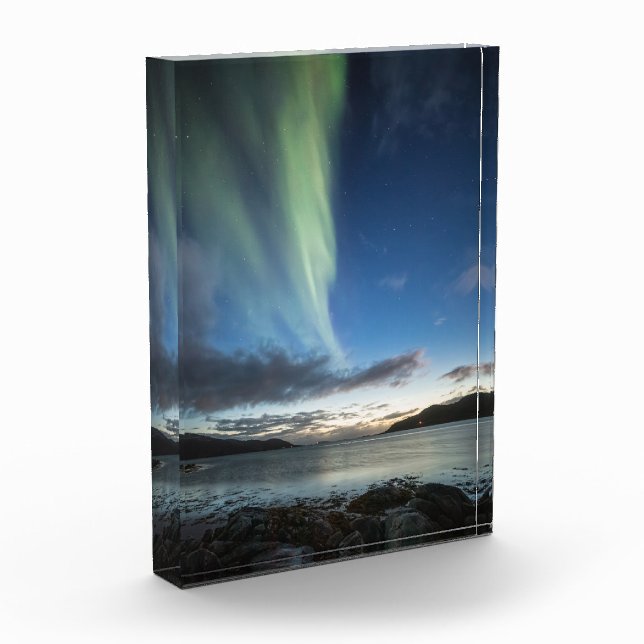 Nordlichter Norwegen Fotoblock (Links)
