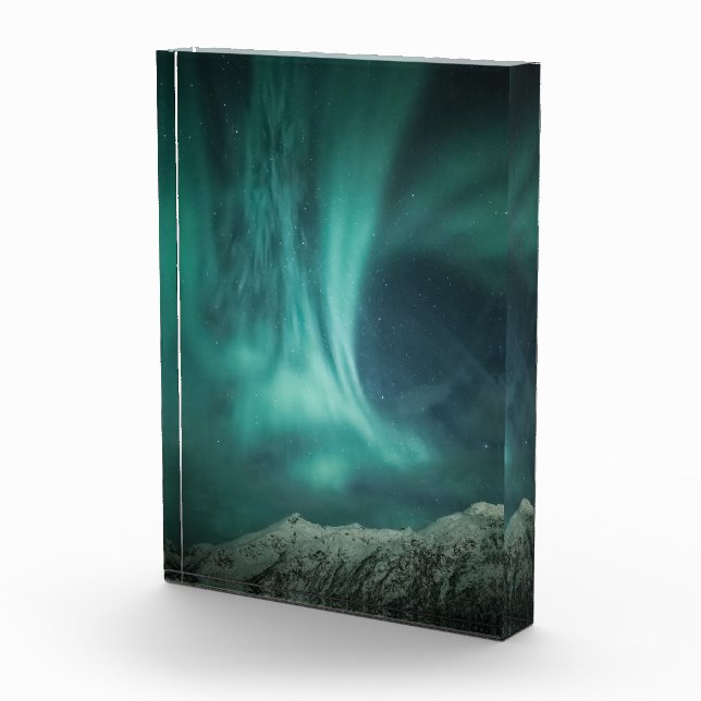 Nordlichter Norwegen Fotoblock (Rechts)