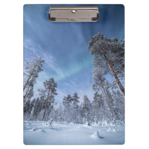 Nordlichter Norwegen Klemmbrett