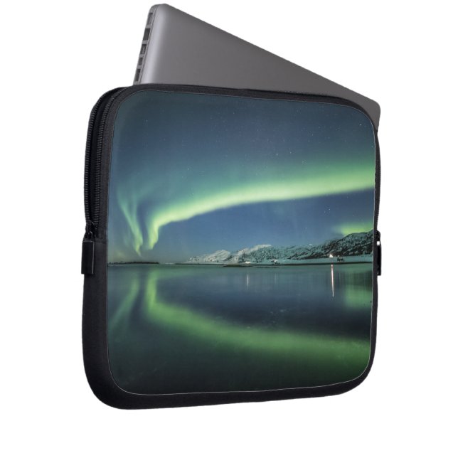 Nordlichter Norwegen Laptop-Sieb Laptopschutzhülle (Vorne Rechts)