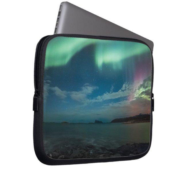 Nordlichter Norwegen Laptop-Sieb Laptopschutzhülle (Vorne Rechts)