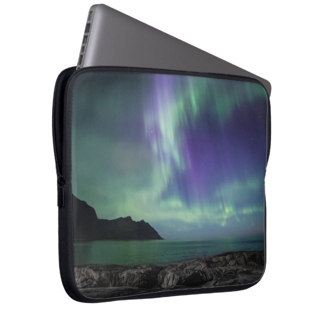 Nordlichter Norwegen Laptop-Sieb Laptopschutzhülle (Vorne Rechts)