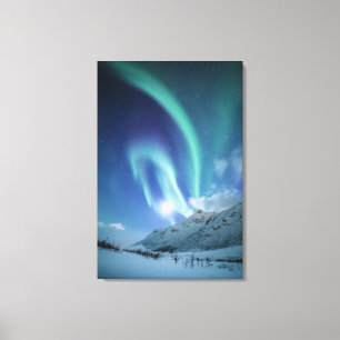 Nordlichter Norwegen Leinwanddruck