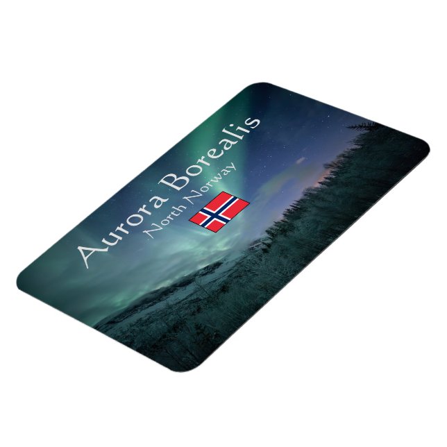 Nordlichter Norwegen Magnet (Linke Seite)