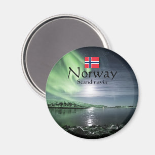 Nordlichter Norwegen Magnet