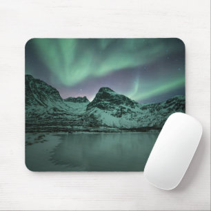 Nordlichter Norwegen Mousepad