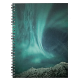 Nordlichter Norwegen Notizblock