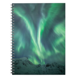 Nordlichter Norwegen Notizblock