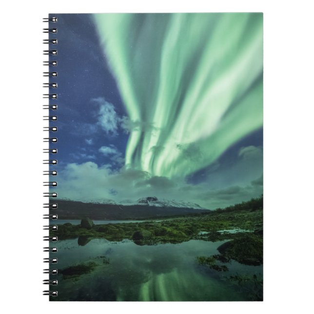 Nordlichter Norwegen Notizblock (Vorderseite)