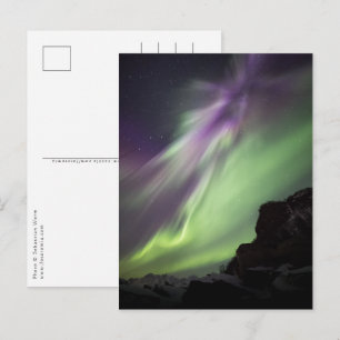 Nordlichter Norwegen Postkarte
