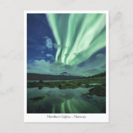 Nordlichter Norwegen Postkarte