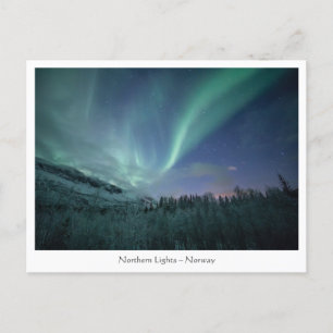 Nordlichter Norwegen Postkarte