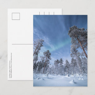 Nordlichter Norwegen Postkarte