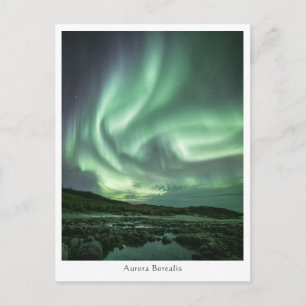 Nordlichter Norwegen Postkarte