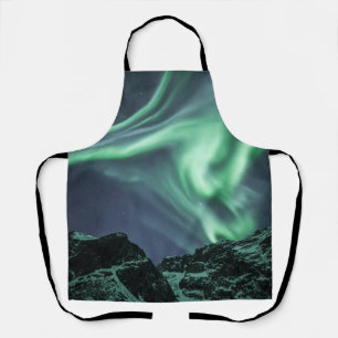 Nordlichter Norwegen Schürze