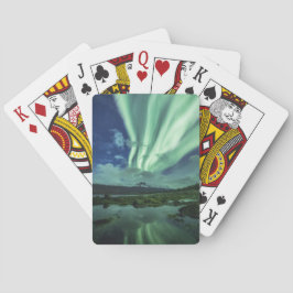 Nordlichter Norwegen Spielkarten