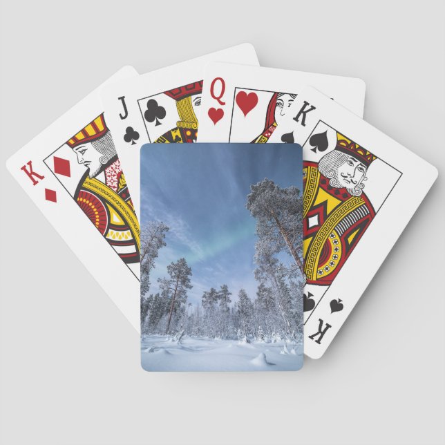 Nordlichter Norwegen Spielkarten (Rückseite)