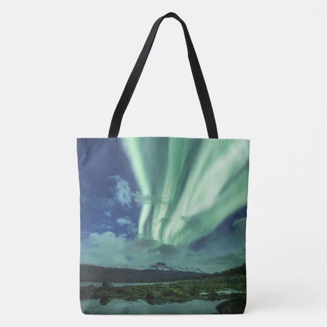 Nordlichter Norwegen Tasche (Vorderseite)