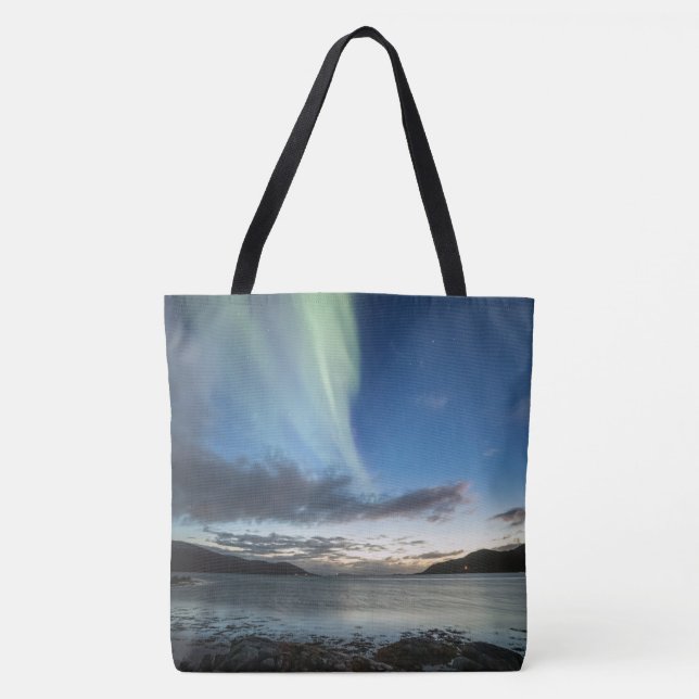 Nordlichter Norwegen Tasche (Vorderseite)