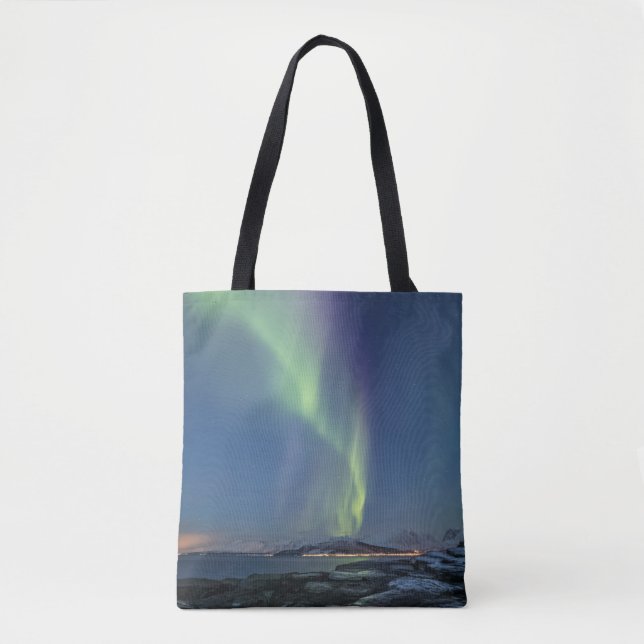 Nordlichter Norwegen Tasche (Vorderseite)
