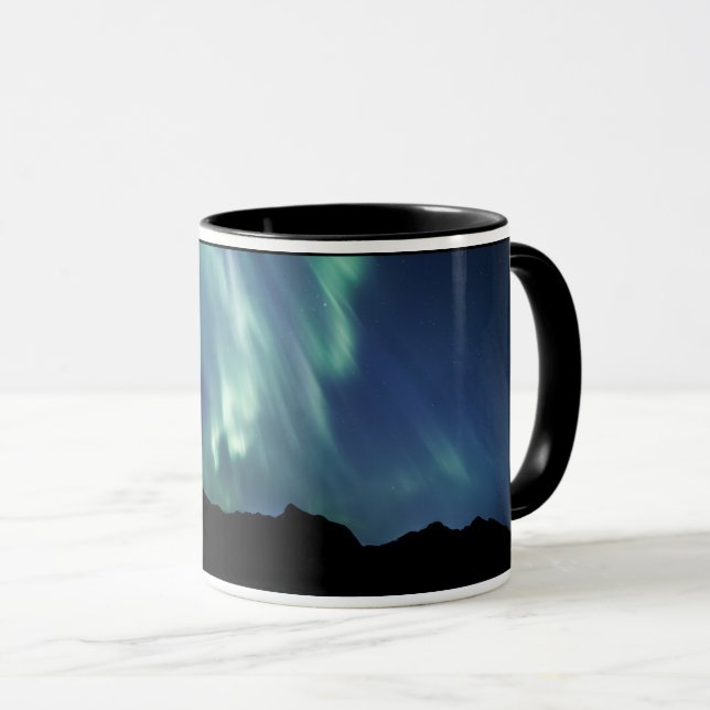 Nordlichter Norwegen Tasse (VorderseiteRechts)