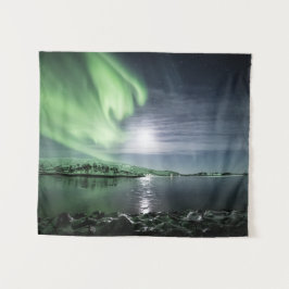 Nordlichter Norwegen Wandteppich