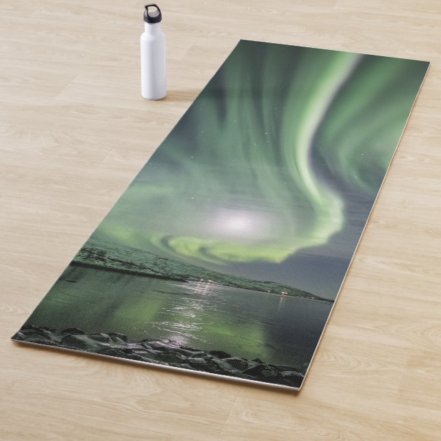 Nordlichter Norwegen Yogamatte (Beispiel)