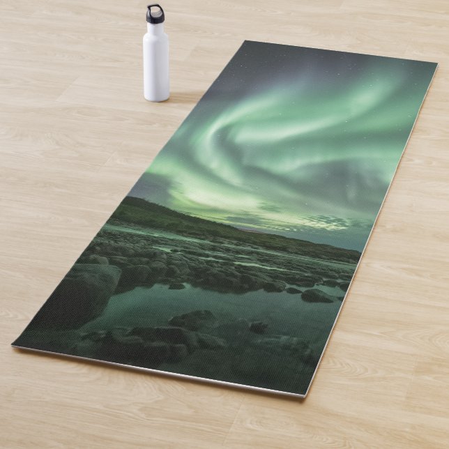 Nordlichter Norwegen Yogamatte (Beispiel)