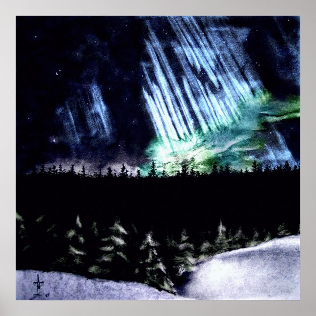 Nordlichter Poster (Vorne)