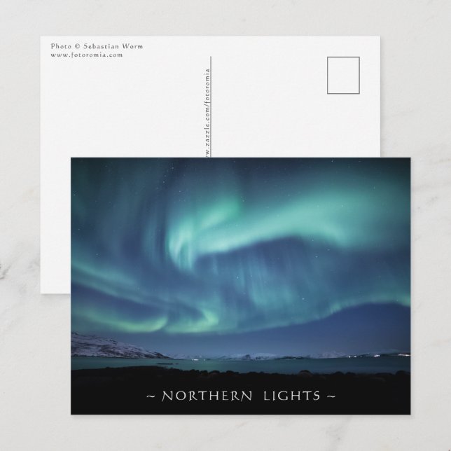 Nordlichter Postkarte (Vorne/Hinten)