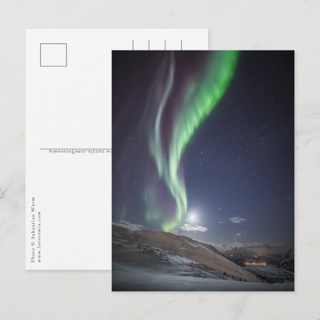 Nordlichter Postkarte (Vorne/Hinten)