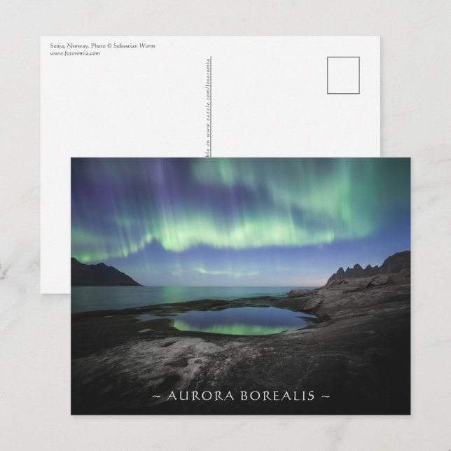Nordlichter Postkarte (Vorne/Hinten)