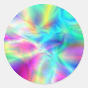 Nordlichter Runder Aufkleber