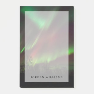 Nordlichter Skandinavien, Island Post-it Klebezettel