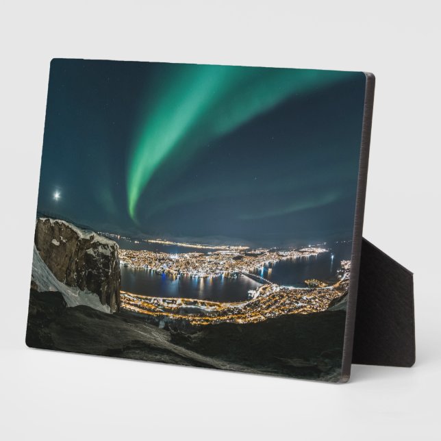Nordlichter Tromso Fotoplatte (Seite)