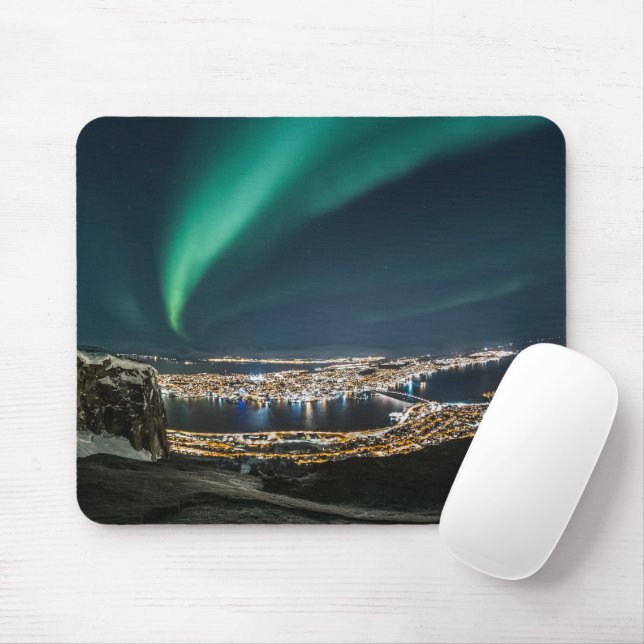 Nordlichter Tromso Mousepad (Mit Mouse)
