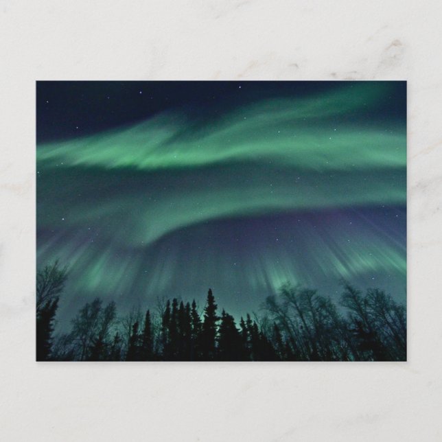 Nordlichter von Alaska, ZTD Postkarte (Vorderseite)