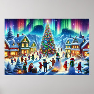 Nordlichter-Weihnachtsfeier Poster