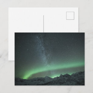Nordlichtgalaxie Postkarte