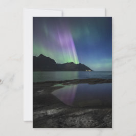 Nordlichtkarte Save The Date