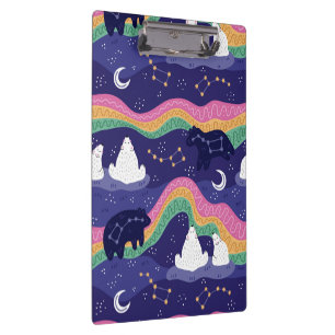 Nordlichtklammer Klemmbrett