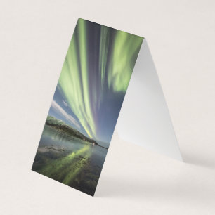 Nordlichtreflektion Naturfotokarte