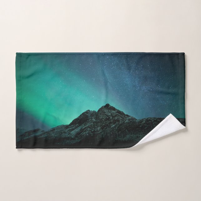 Nordlichtskandinavien Handtuch (Handtuch)