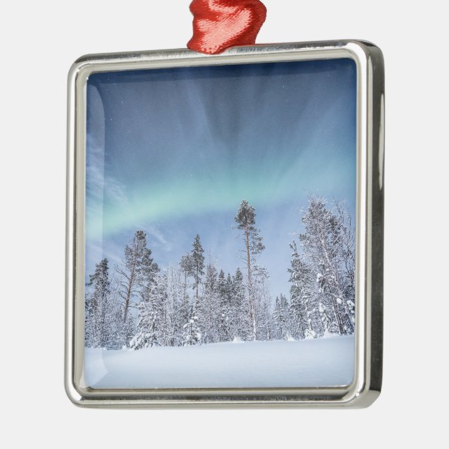 Nordlichtskandinavien Ornament Aus Metall (Links)